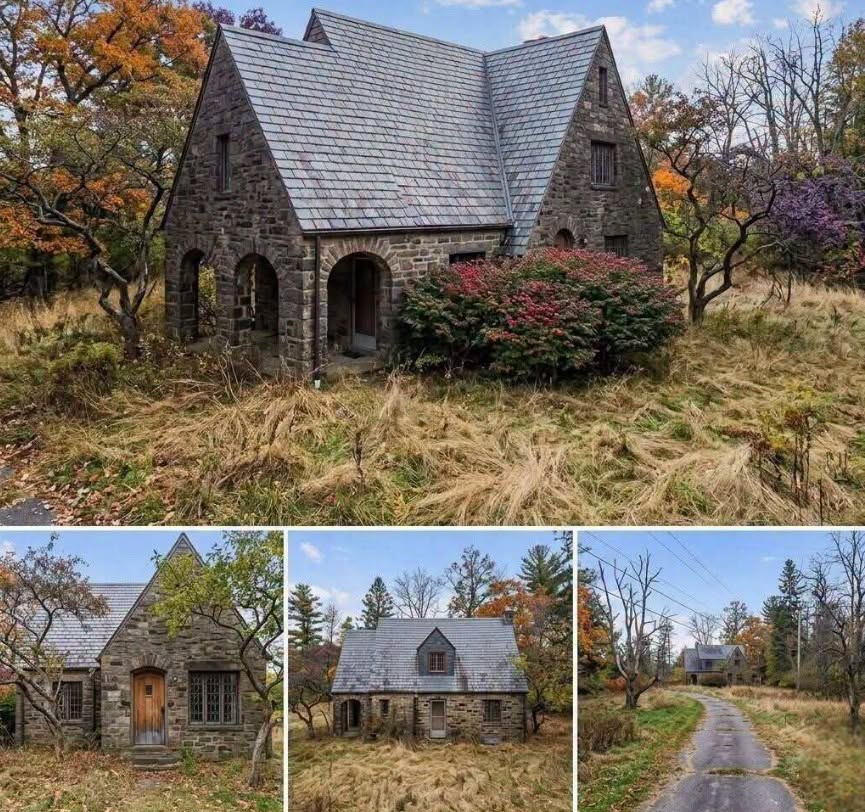 Una encantadora casa de piedra estilo Tudor rodeada de naturaleza y con grandes posibilidades de renovación